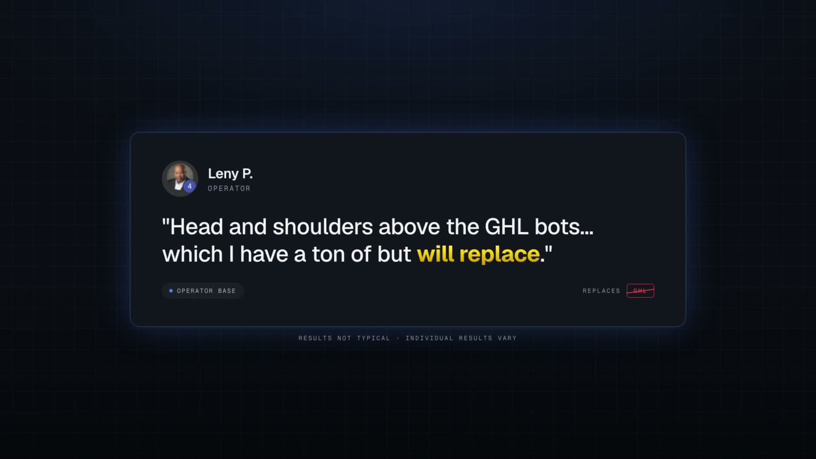 Operator Base founder walking through the platform